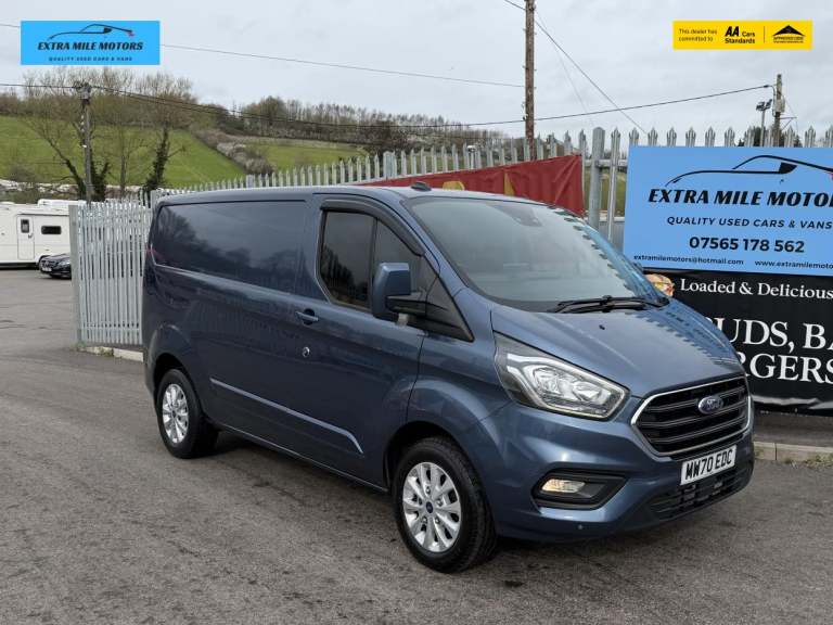 2020 Ford Transit Custom 2.0 EcoBlue 130ps Low Roof Limited Van PANEL VAN DIESEL Manual