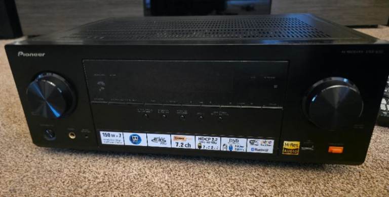 Pioneer VSX-930 AV Receiver - Black, Good Condition