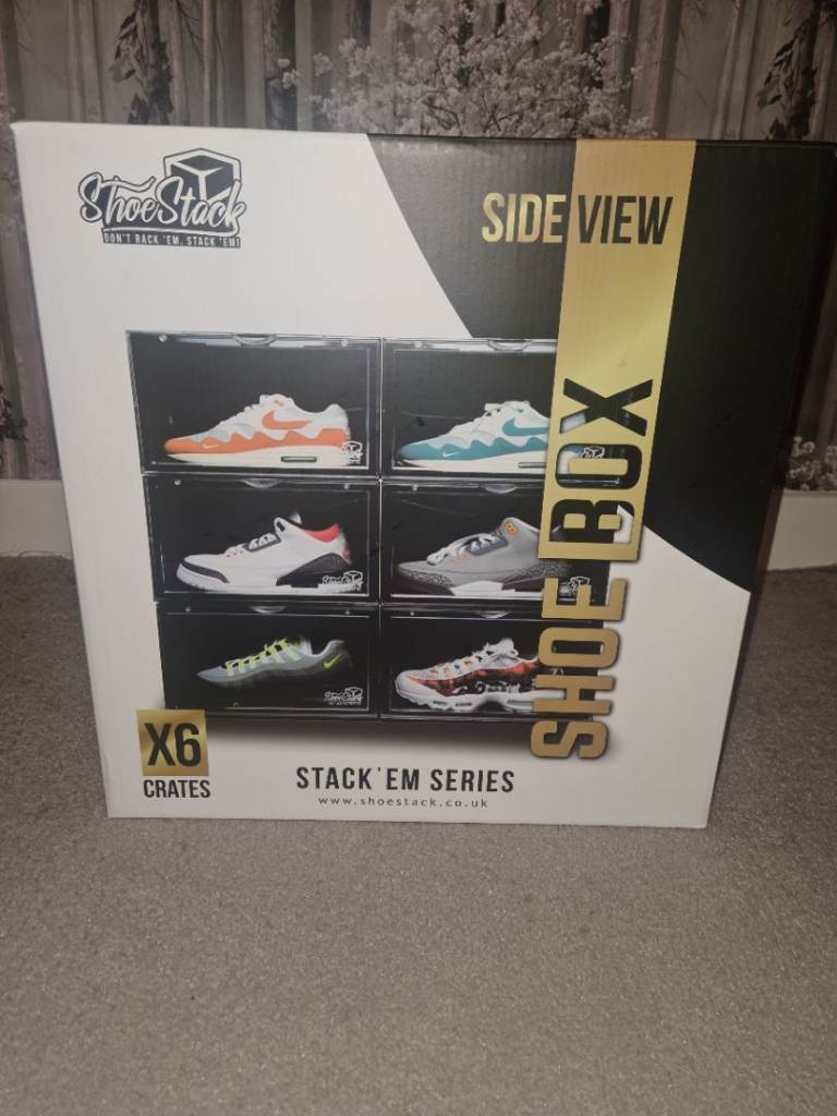 Shoe Stack Rack Display Trainers Shoes