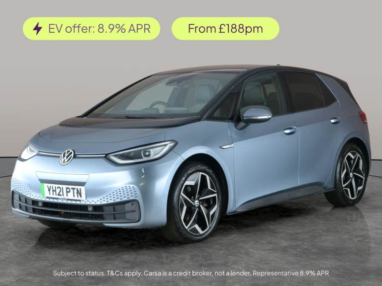 2021 Volkswagen ID.3 150kW Tech Pro Performance 58kWh 5dr Auto HATCHBACK ELECTRIC Automatic