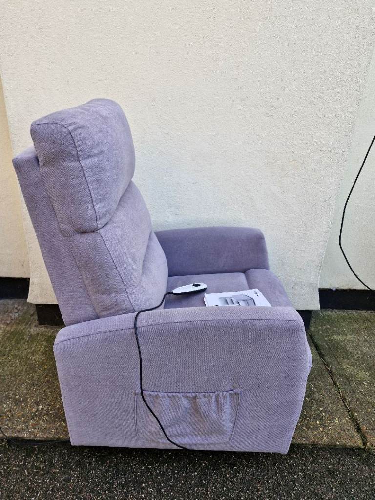 Careco Orford Riser Recliner Chair in Dove Grey