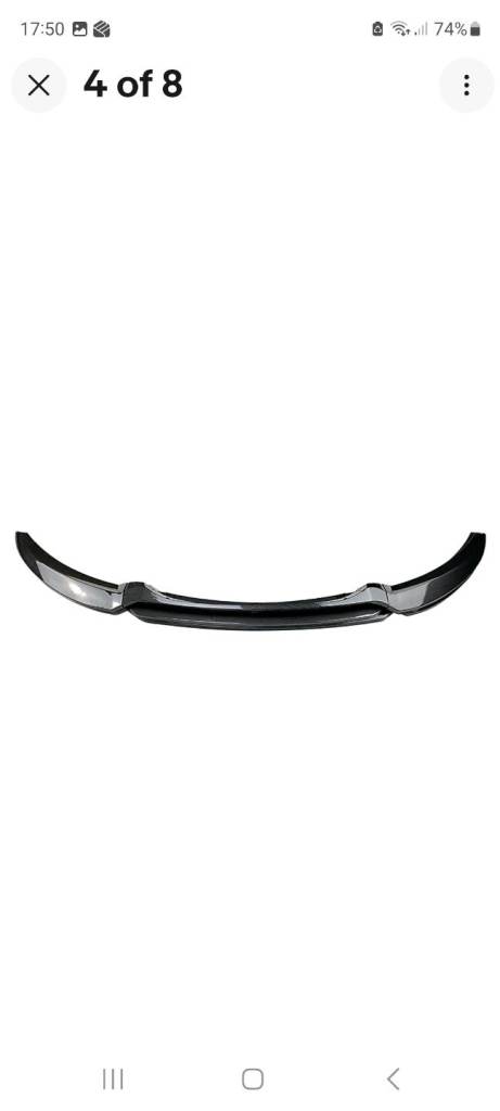 Bmw 1 series front splitter