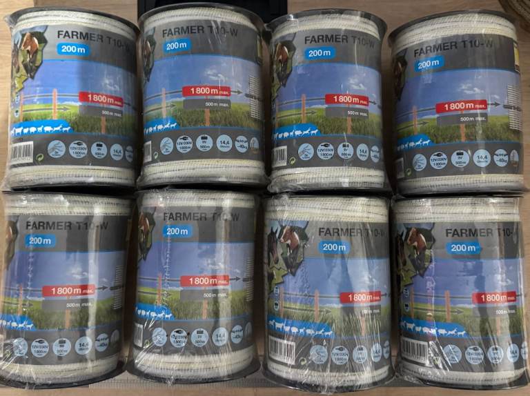 8 Rolls Polytape FARMER T10-W