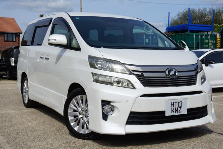 2013/13 Toyota Vellfire 2.4 Z Spec Auto 8 Seat Black Interior ULEZ