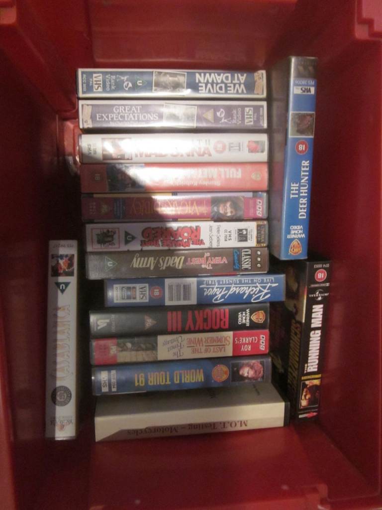 Various VHS Tapes - Classic Films and World Tour