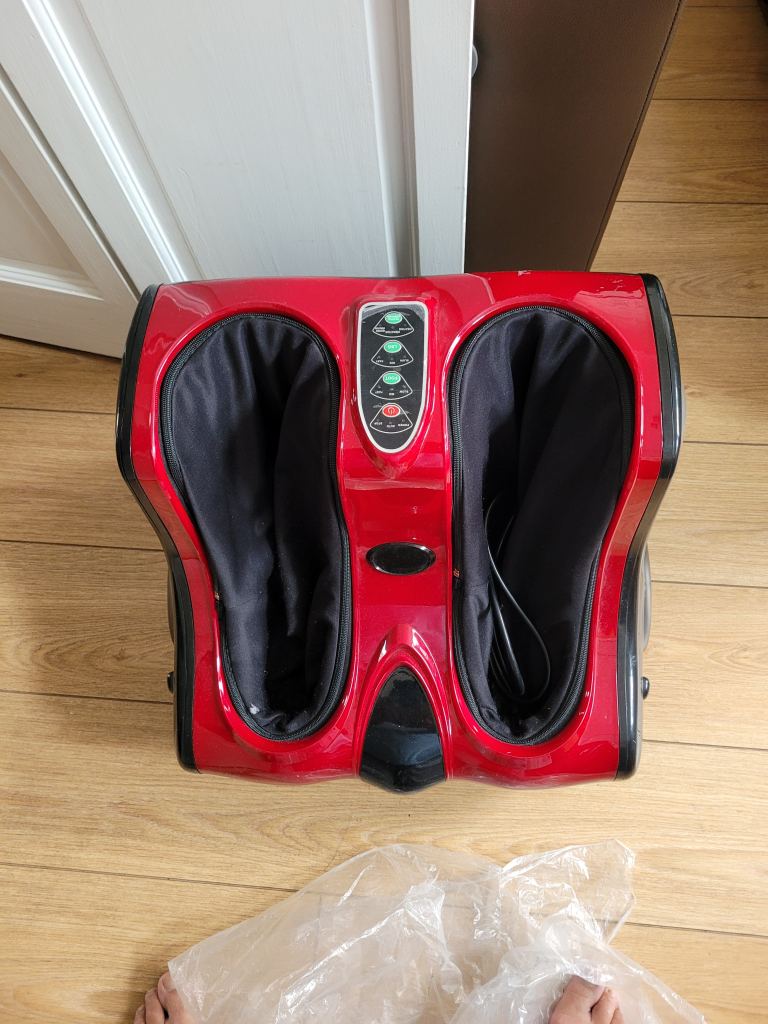 Red Electric Foot Massager – Good Condition