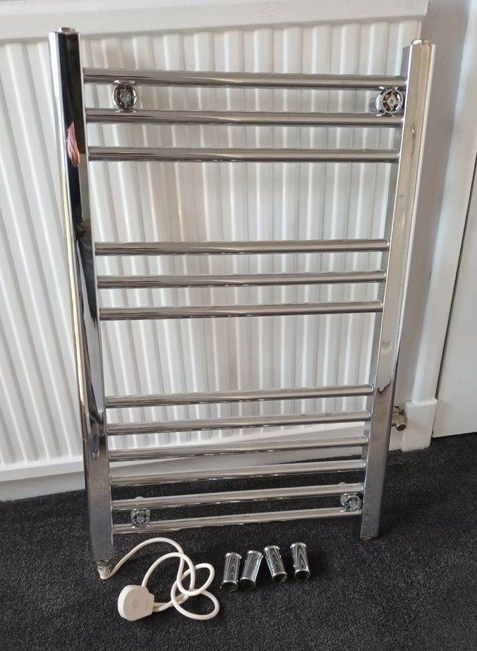 Chrome Towel Rail Radiator – Good Condition