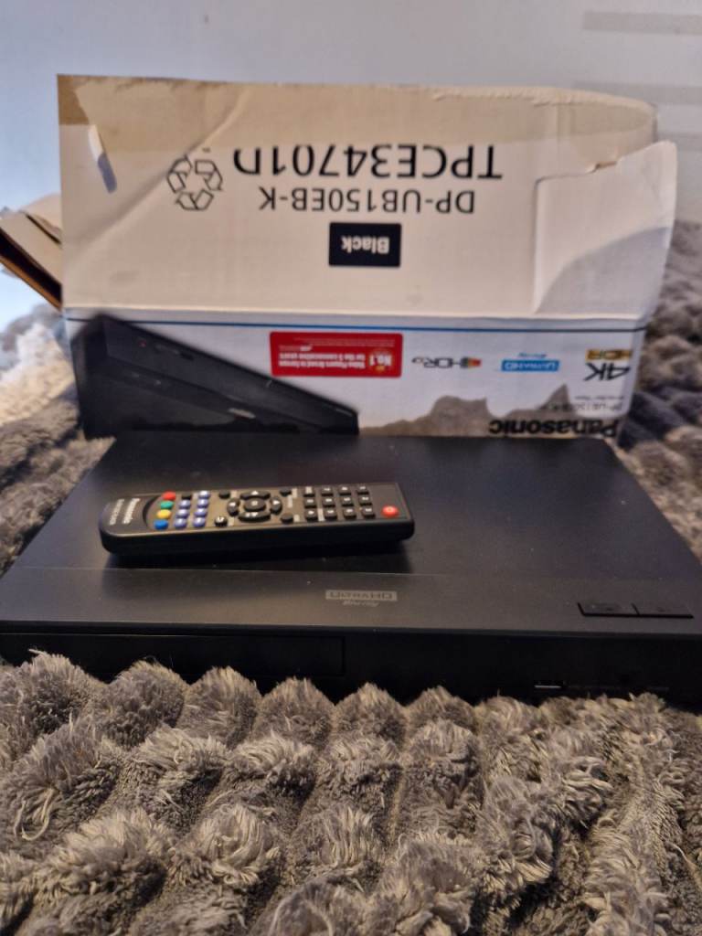 PANASONIC 4K ULTRA BLU RAY PLAYER ONLY USED ONCE