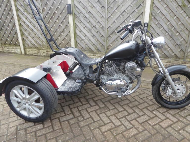 Yamaha VIRAGO 750 TRIKE P  REG REGISTERED AS A TRIKE SPARES REPAIR BILLET YOKES