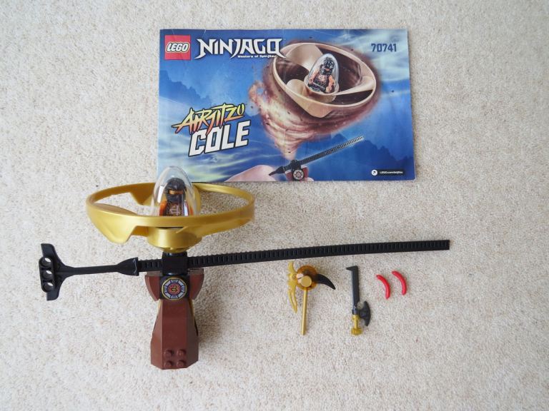 LEGO 70741 NINJAGI AIRJITZU COLE FLYER + MANUAL