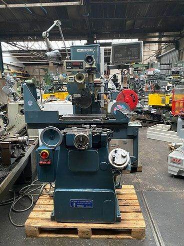 JONES AND SHIPMAN 540 LP SURFACE GRINDER EXT HEIGHT DRO DIGITAL OPTI DRESS