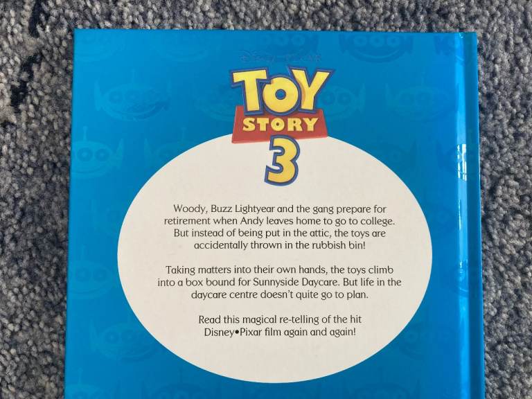 Disney Pixar Toy Story 3 & four-character cards Books/book – post or collect