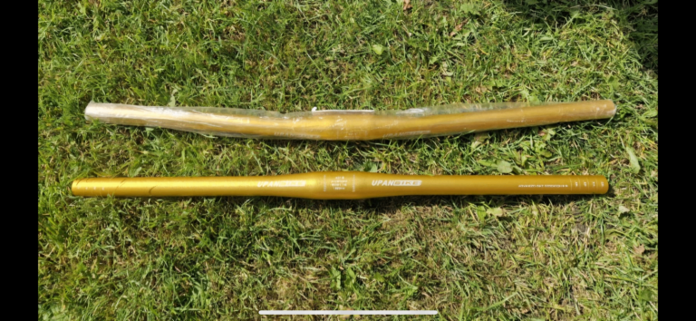 Gold mtb handle bars