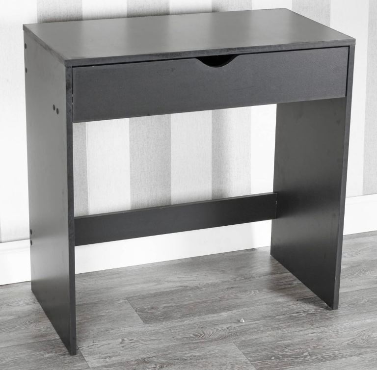 Black Desk with Drawer