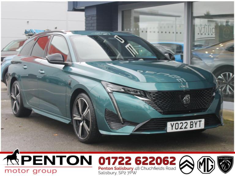 2022 Peugeot 308 SW 1.2 PureTech GT EAT Euro 6 (s/s) 5dr ESTATE Petrol Automatic