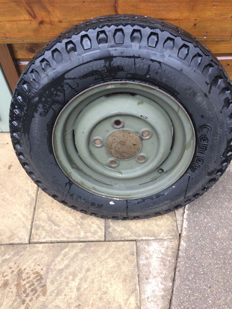 Wheel and tire 