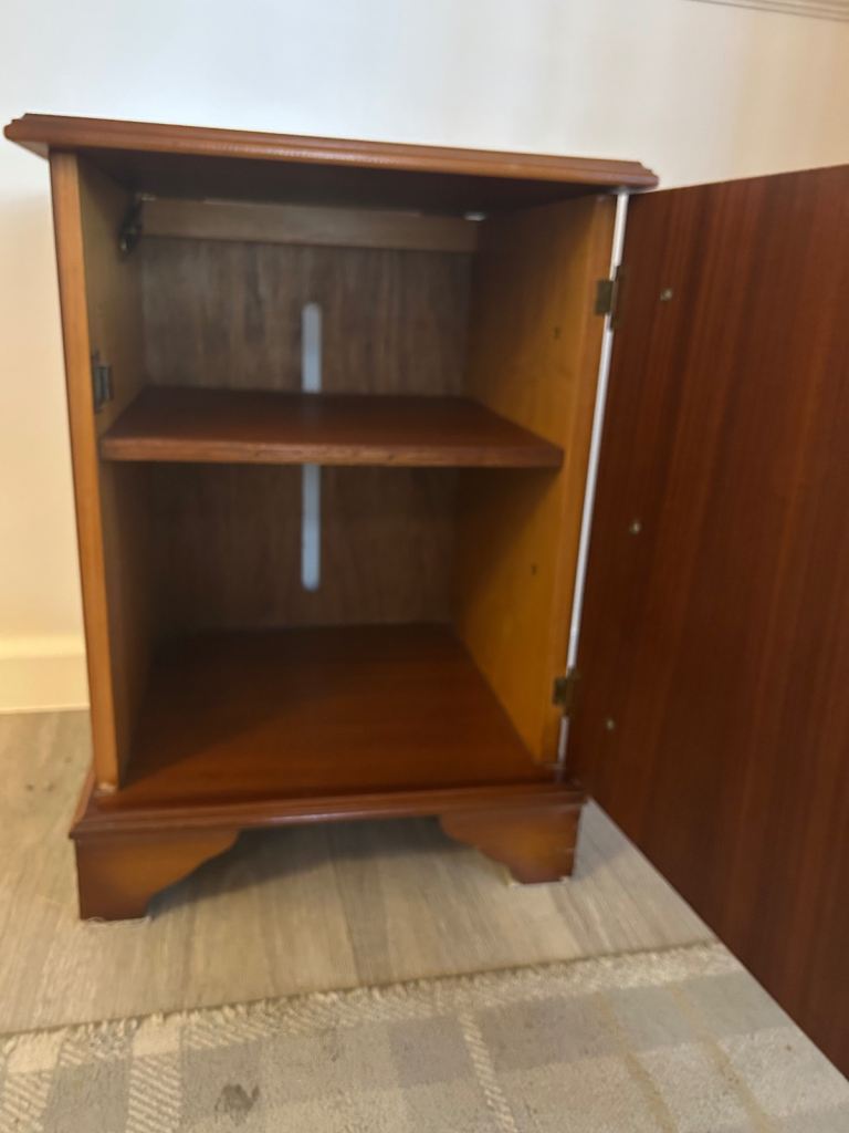 Wooden reproduction lamp table/ cabinet., £30.00 for Sale in Southside ...