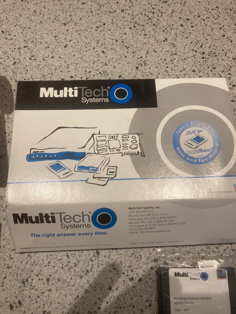 MultiTech PCMCIA modem