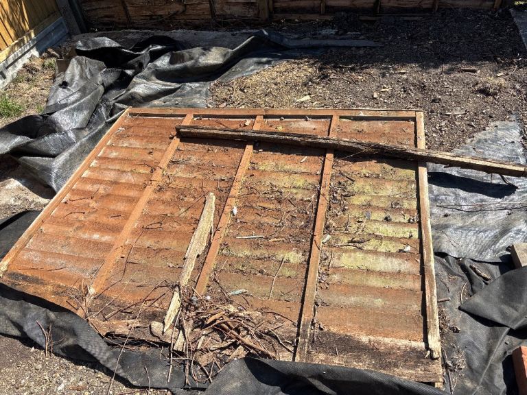 Free wood fence panel 