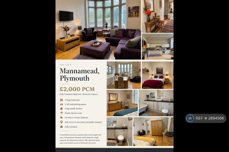 3 bedroom flat in Mannamead, Plymouth, PL4 (3 bed) (#2894566)