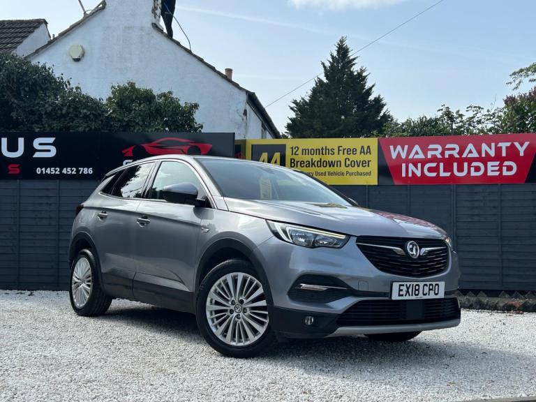 2018 Vauxhall Grandland X 1.2 Turbo Tech Line Nav Euro 6 (s/s) 5dr HATCHBACK Petrol Manual