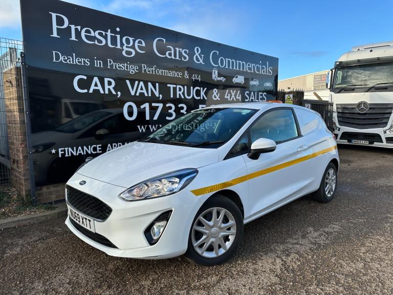2019 Ford Fiesta 1.5 TDCi Van 85 BHP 6 SPEED 71K FSH 1 COUNCIL OWNER AIR CON MEGA HISTORY  CAR DE...