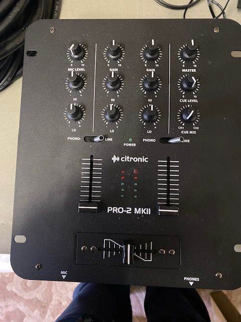 Citronic Pro-2 MKII DJ Mixer 2-Channel NEARLY NEW BOXED MIXER - ONLY £50