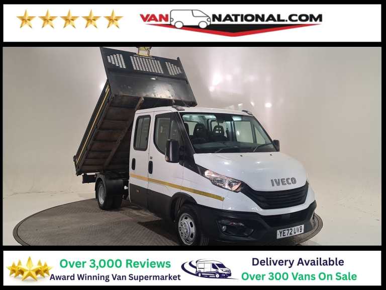 2023 Iveco Daily 2.3D 3750 136 BHP D/CAB LWB TIPPER Tipper Diesel Manual
