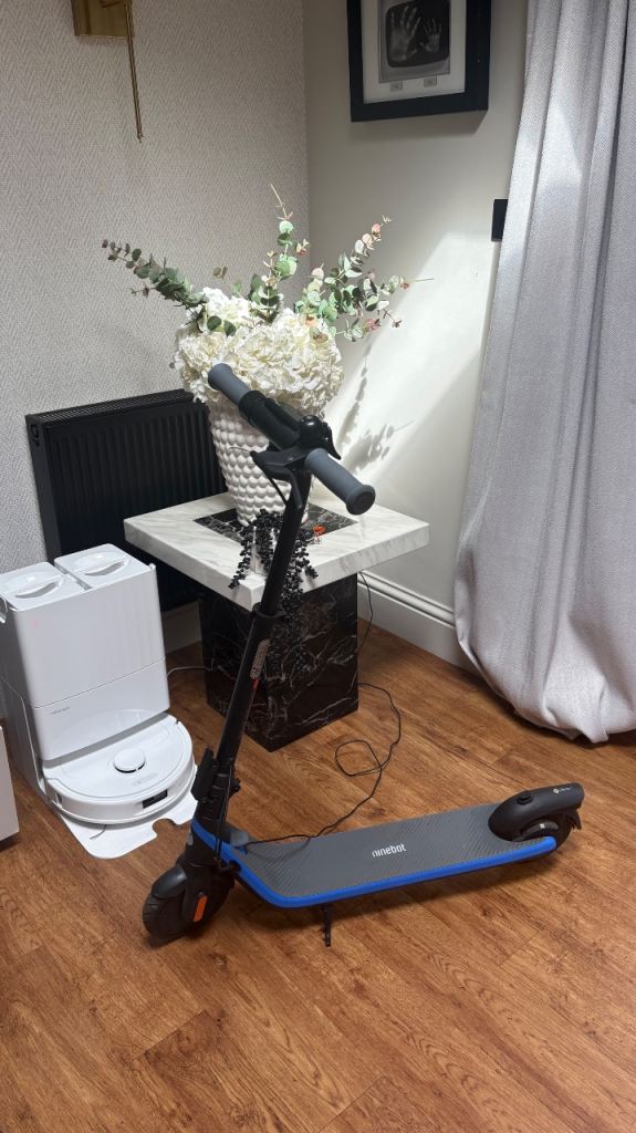 Ninebot Electric Scooter - Black and Blue, Good Condition