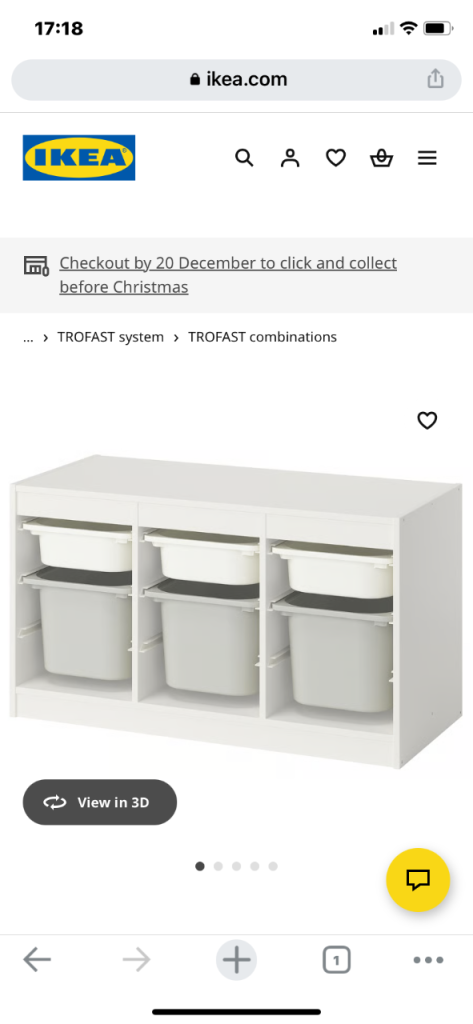 image for Kids Ilea storage unit and 2 chairs 