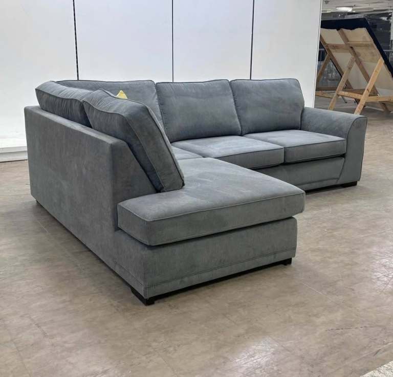 Brand new Luxury !! ORKA 4 x Settee Corner sofa ! Curved L Shape Corner Sofa 