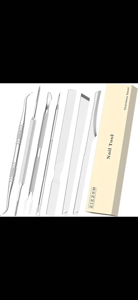 New Metal Nail Tool Set - Stainless Steel