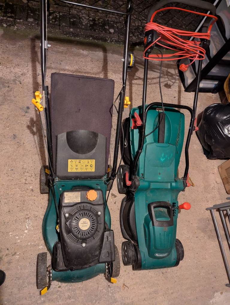 image for Two lawnmowers for sale £15 ea