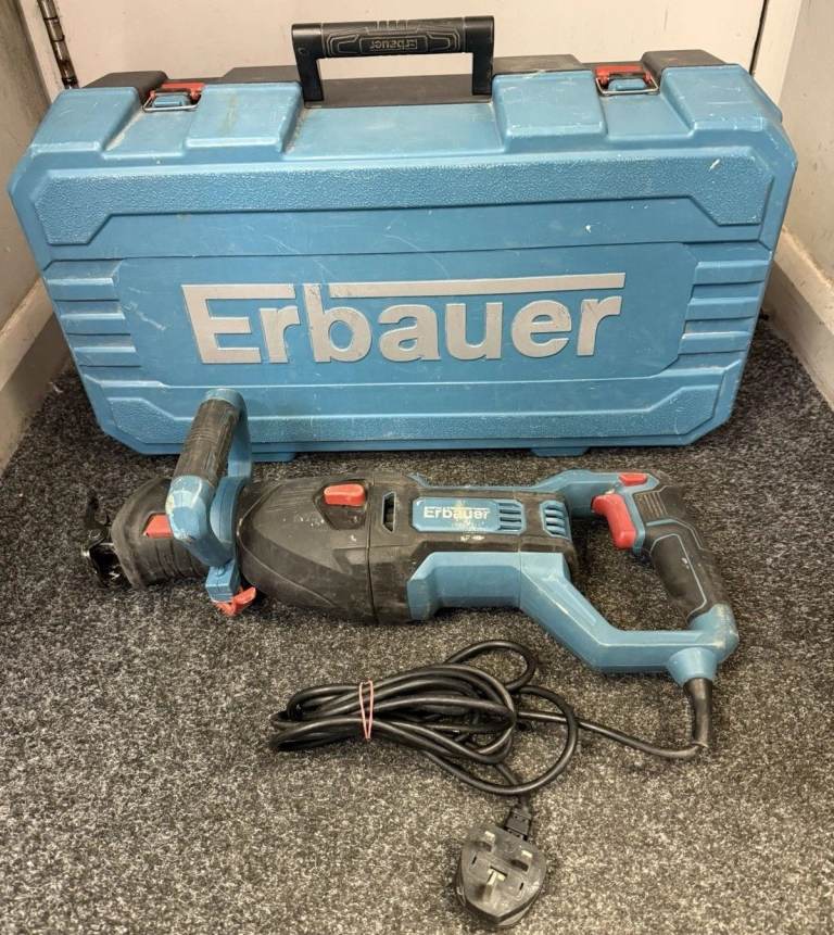 Erbauer ERS1100 1100W Reciprocating Saw 240V with Case,
