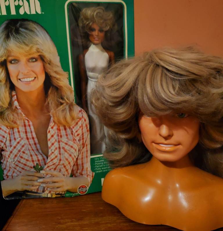 Vintage mego farrah fawcett dolls