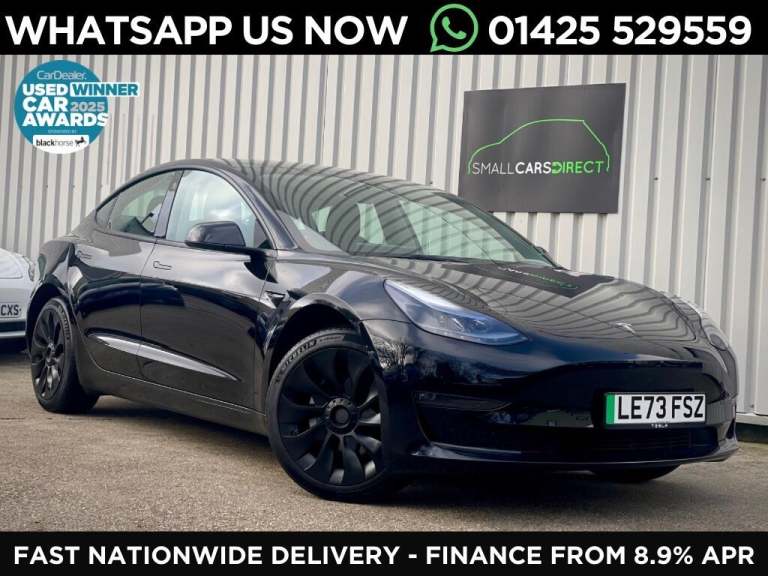 2023 Tesla Model 3 Long Range Auto RWD 4dr SALOON Electric Automatic