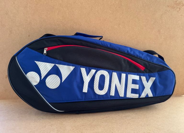 Blue Yonex tennis racket bag