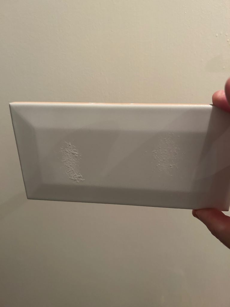 Tiles white gloss metro 