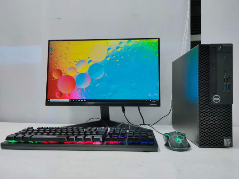 Dell Optiplex 3050 Office Computer PC Setup with Monitor