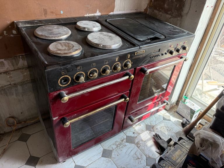 Rangemaster Toledo 110 Dual Fuel Range Cooker - Red