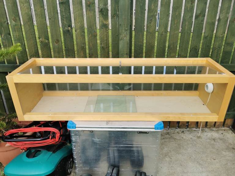 IKEA Detolf Glass cabinet ideal for hamster