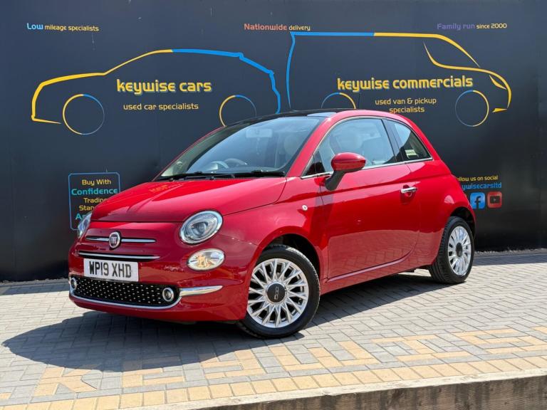 2019 Fiat 500 1.2 Lounge 3dr HATCHBACK PETROL Manual