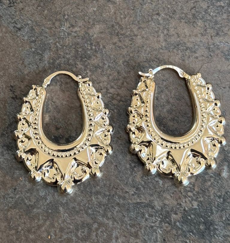 Creole hoop 9ct 