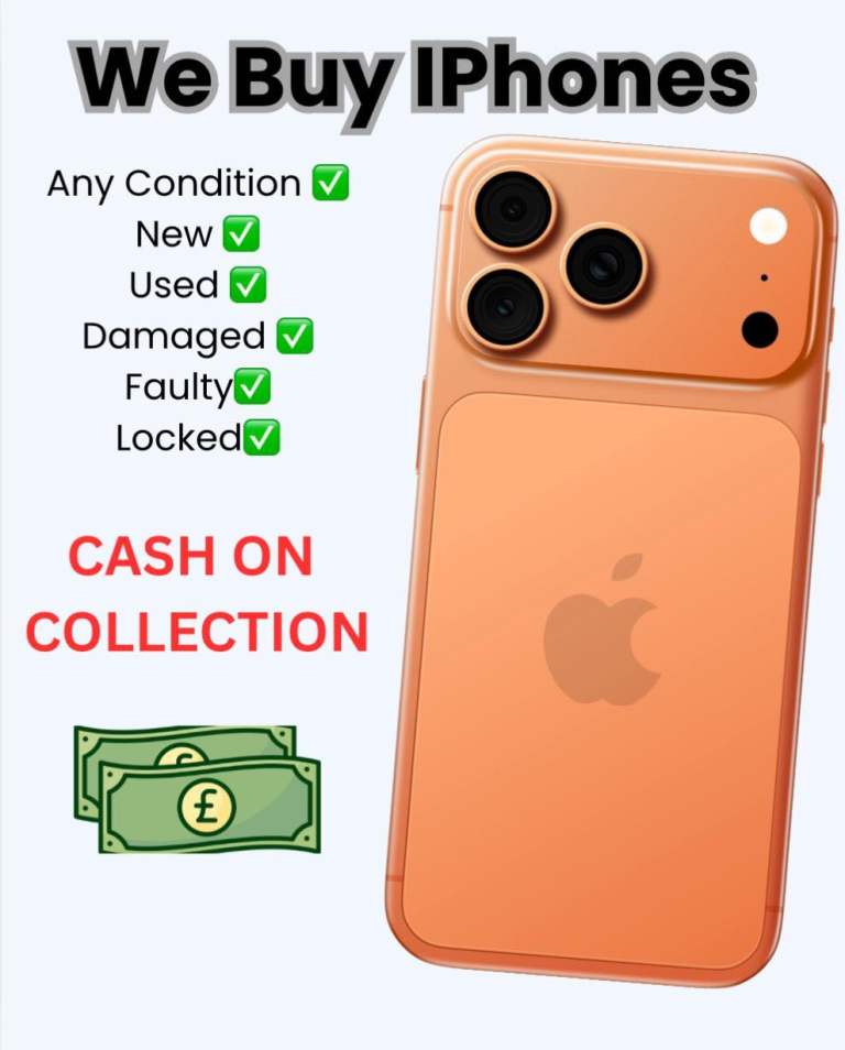 WANTED iPhone - ANY Condition - NEW - USED - BROKEN - LOCKED -  FAULTY - DAMAGED   