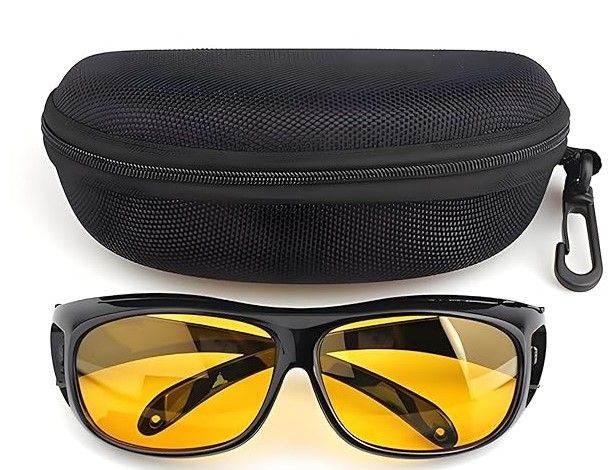 Polarized Night Driving Over Glasses.