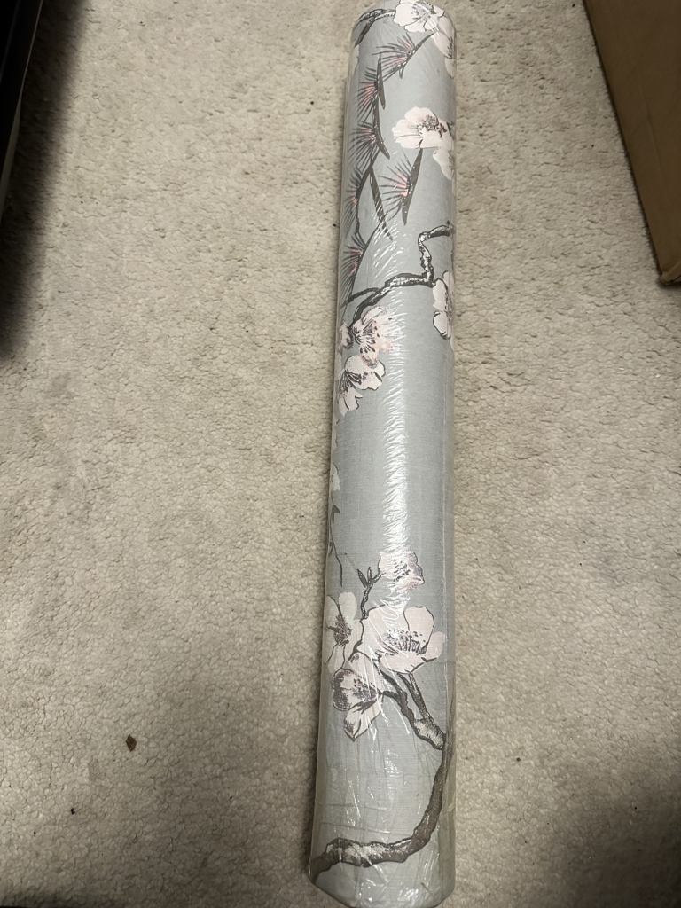 Wall paper with flowers 