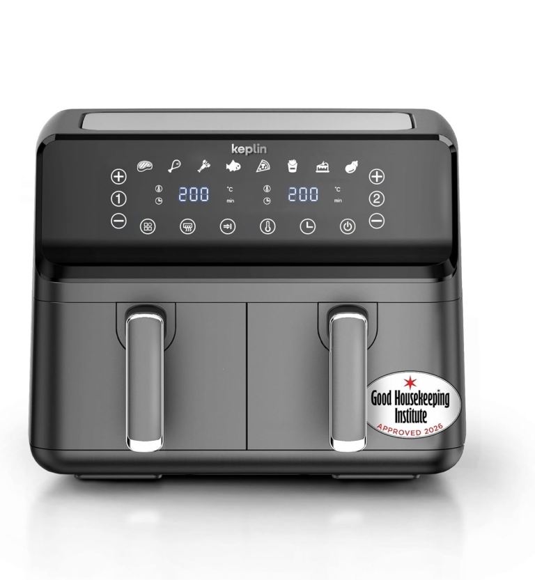 Kepelin 9L Dual Zone Air Fryer - Brand New