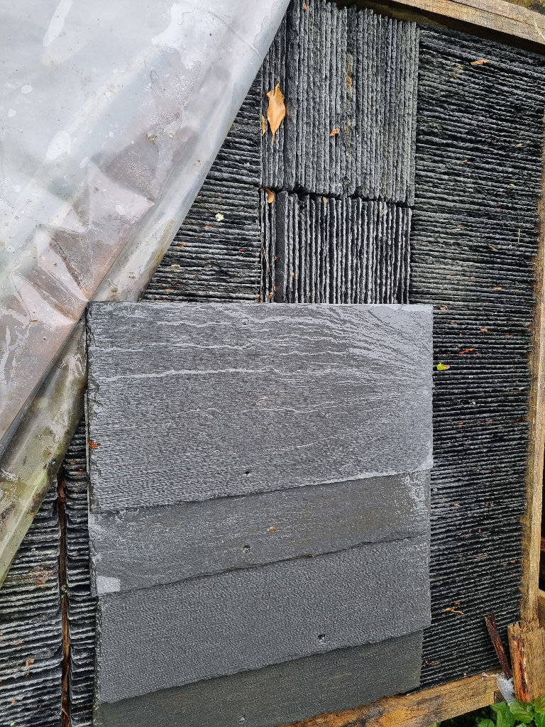 Chinese 500mmx250mm 6mm Black Roofing Slate *UNTESTED*
