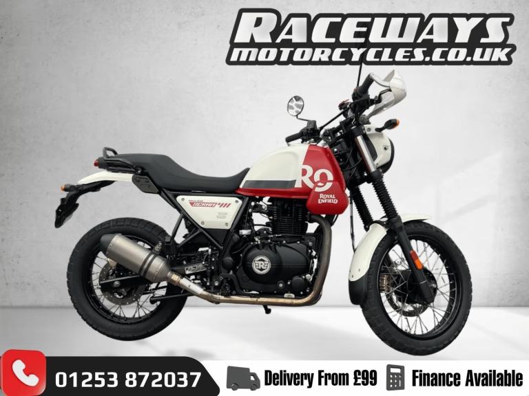 ROYAL ENFIELD SCRAM 411, 411cc, 2024 24 PLATE, WHITE,  7,285 MILES, HPI CLEAR 