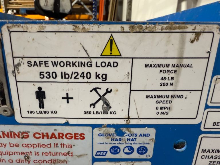 Pop Up Push Around Mini Scissor Lift Access Platform 1.65m Working Height Electric Battery Powered